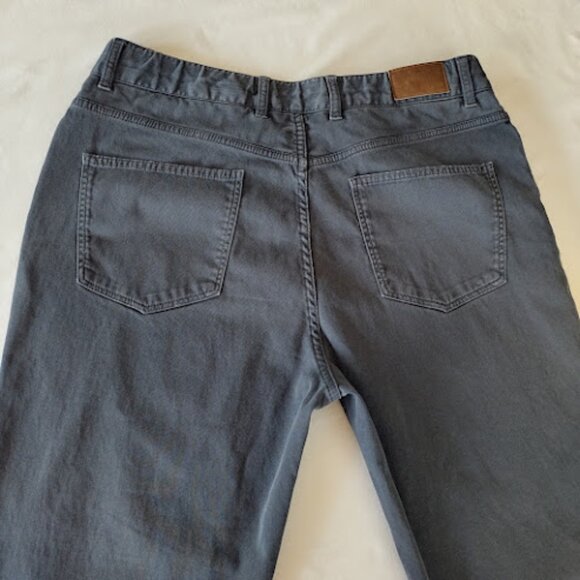 PETER MILLAR | Straight Leg Navy Blue Chino Pants Mens Business Casual Size 34 - Picture 4 of 14